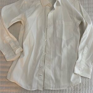 Perry Ellis Kids White Button Down Shirt